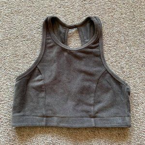 Aerie corduroy high neck bralette – S